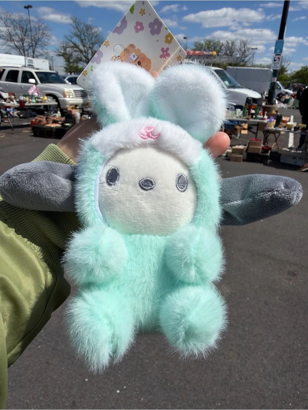 Super Cute My Melody Bunny Plush Keychain